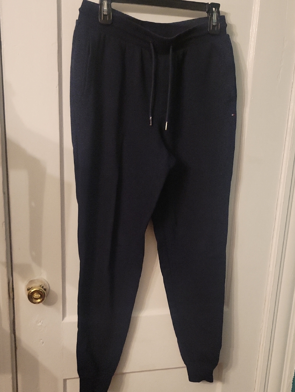 Tommy Hilfiger Navy Drawstring Joggers Size Small